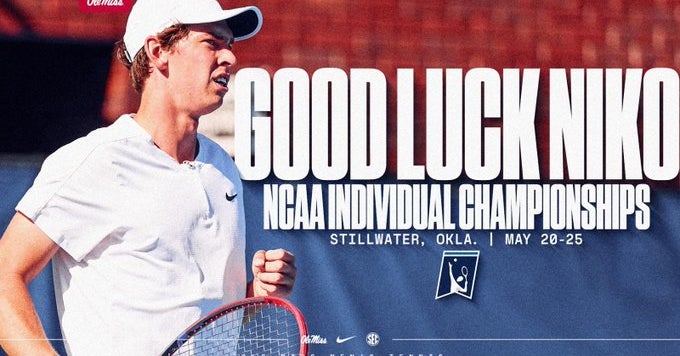 Nikola Slavic begins play at NCAA Individual Championships today