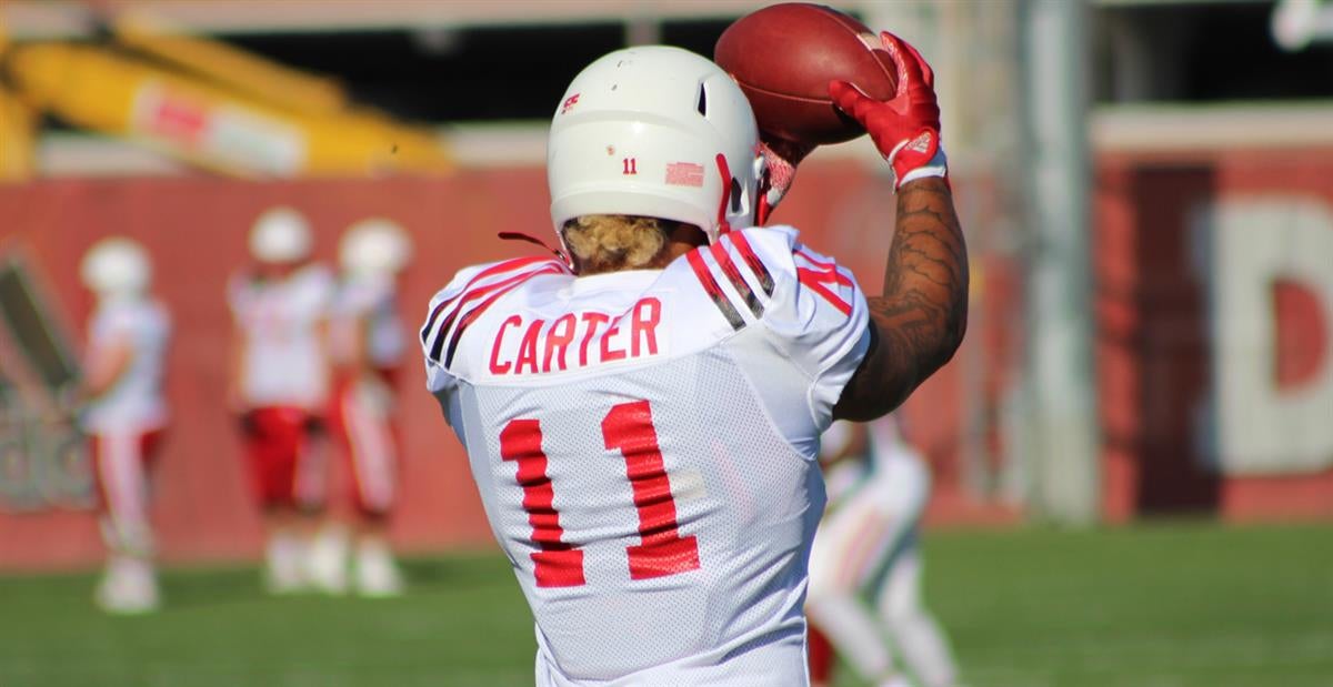 Cincinnati Bengals tight end Cethan Carter (82) after an NFL