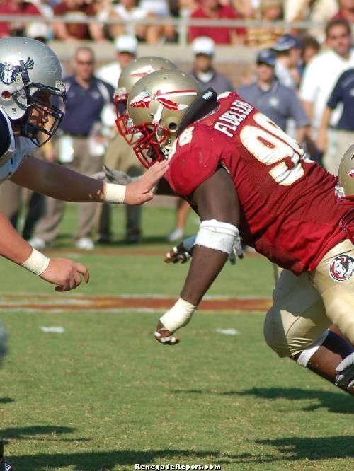 ANDRE FLUELLEN FLORIDA ST. SEMINOLES SIGNED 8X10 PHOTO