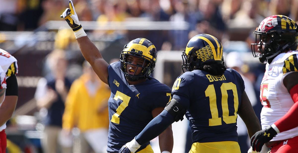 Michigan football's Donovan Peoples-Jones suits up vs. Wisconsin