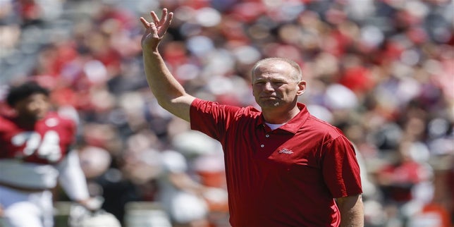 Kalen DeBoer talks QBs, a 9th conference game, playoff selection and strength of schedule at spring meetings