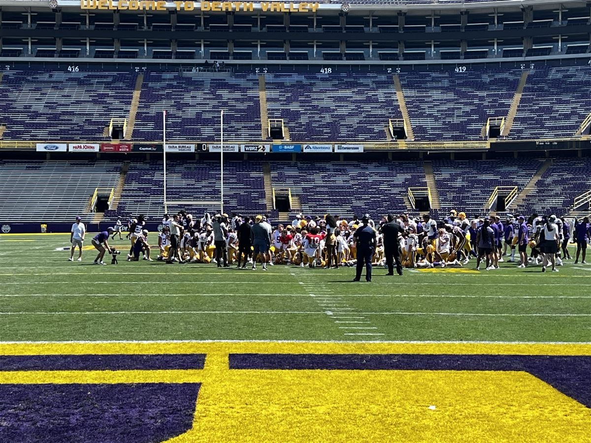 Observations from 2024 LSU football spring game