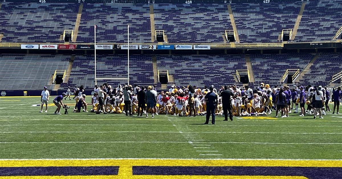 Observations from 2024 LSU football spring game