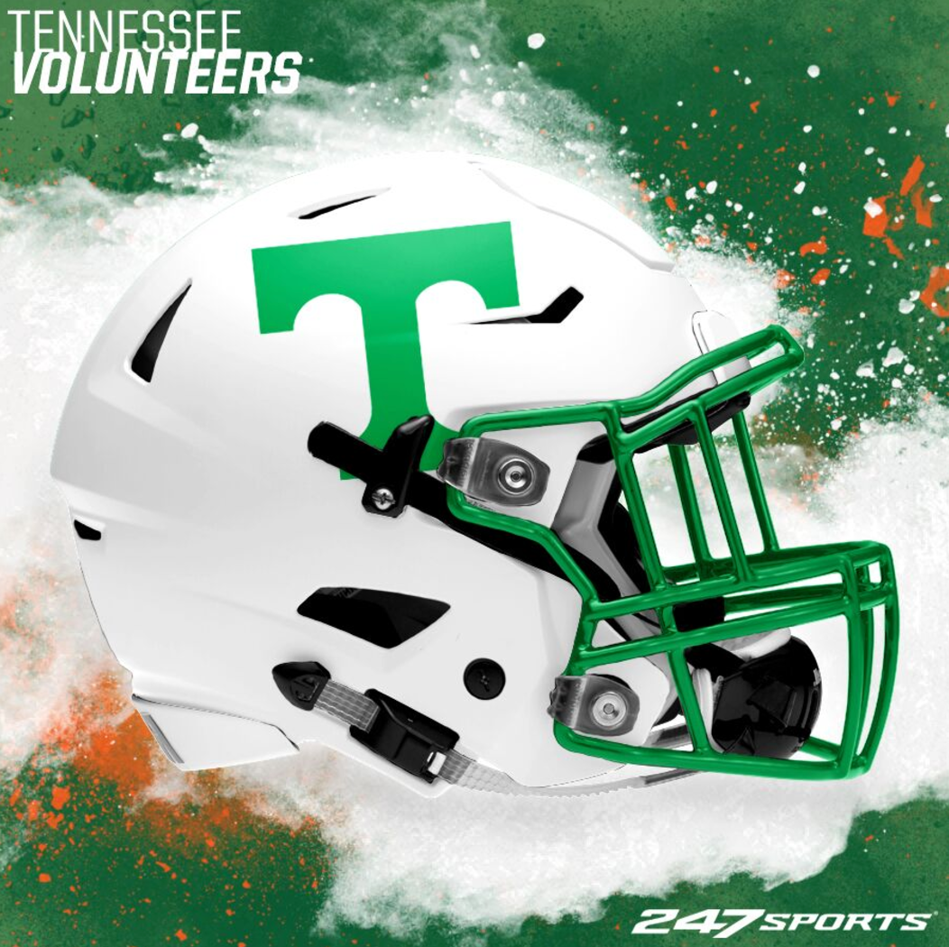 Check out these college football St. Patrick's Day helmets