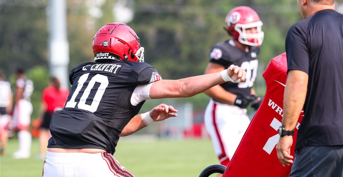 Utah's Ethan Calvert is a fullgo and he's focused on making plays