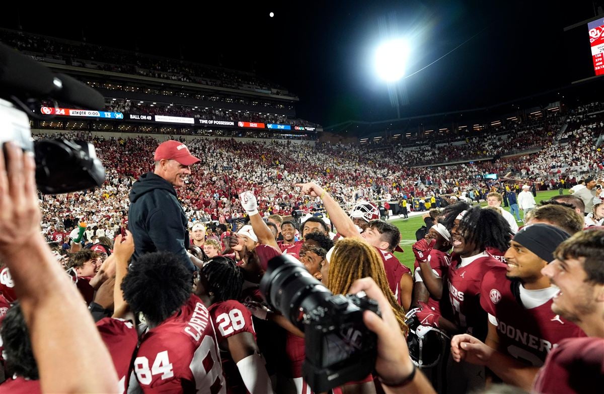 After a dominant win over Michigan, Brent Venables is allowing himself and  the Sooners to celebrate