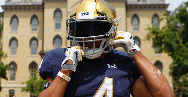 Notre Dame Football: Jersey Number Countdown - 9 - One Foot Down