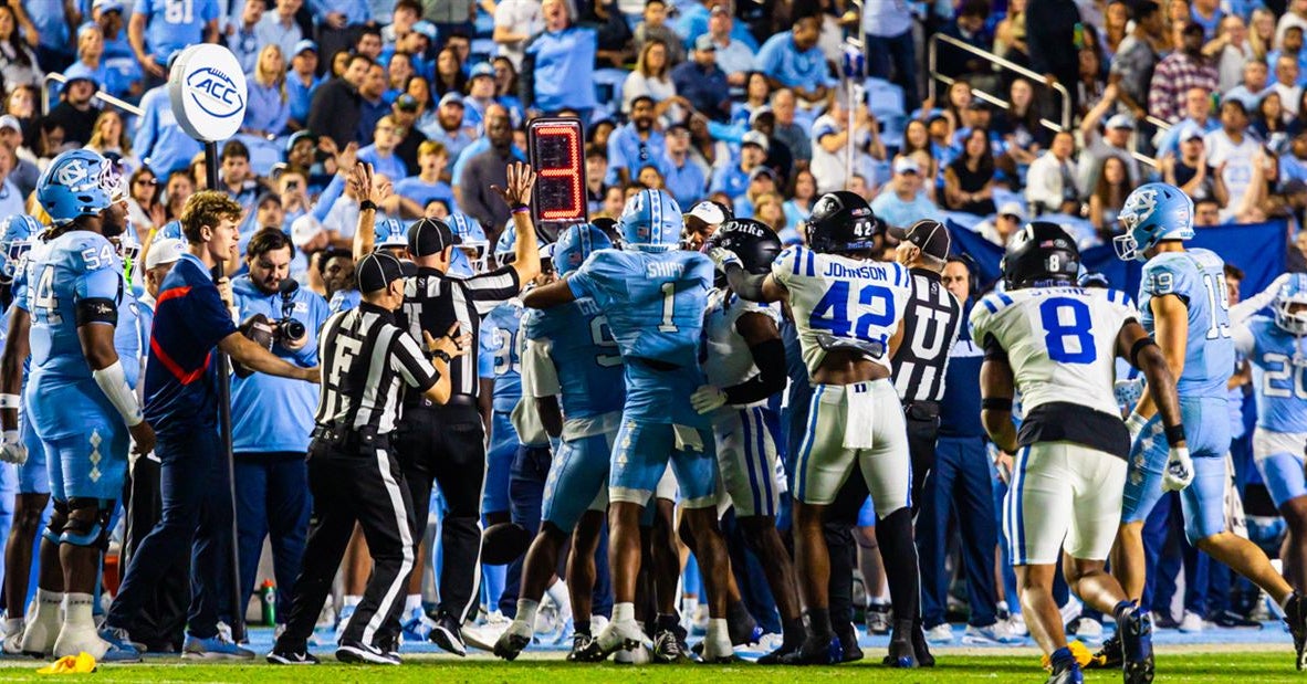 After Costly Penalties vs. Duke, UNC Emphasizes Poise Entering NC State Game After Costly Penalties vs. Duke, UNC Emphasizes Poise Entering NC State Game