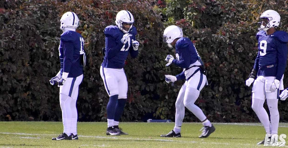 Micah Parson Penn State Nittany Lions Autographed 16 x 20 Defensive Stance White Photograph