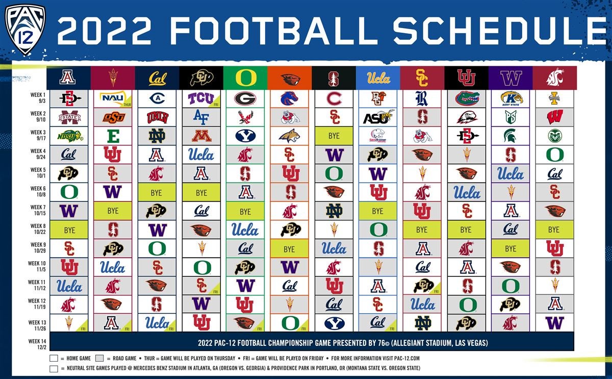 Huskies 2022 Schedule Washington's 2022 Football Schedule Has Been Updated
