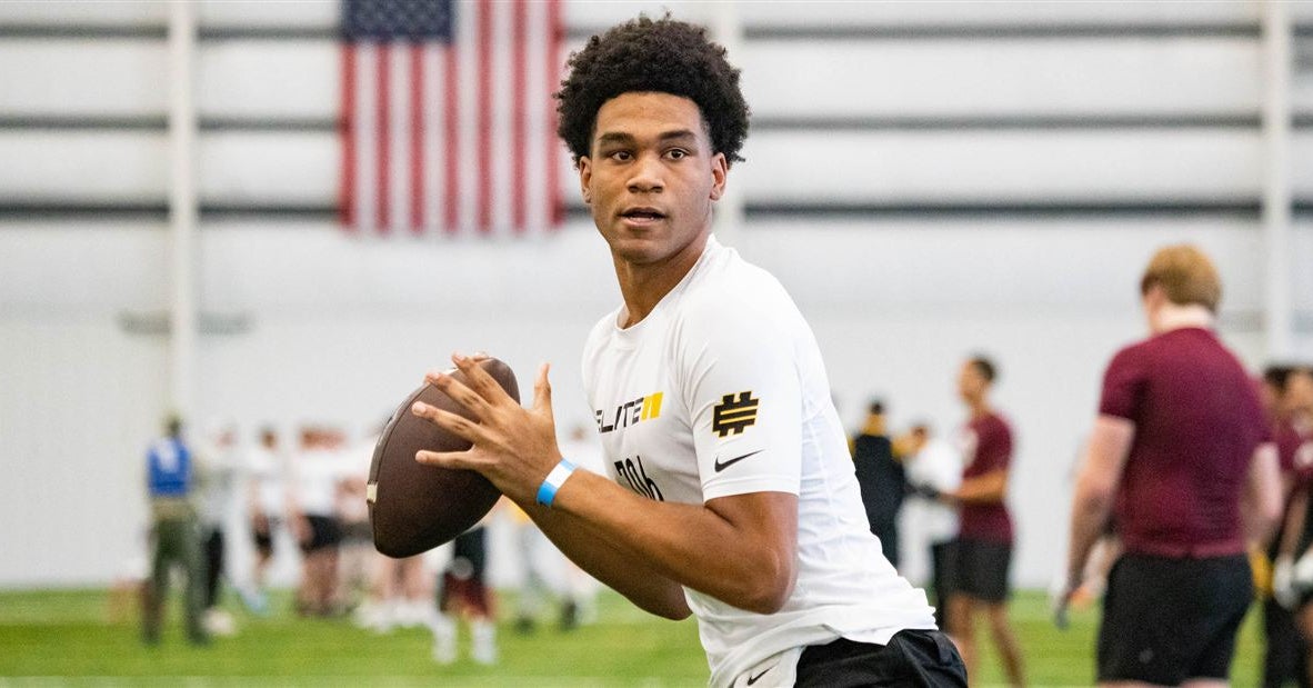 Elite 11 Indianapolis: 2027 QB Dre'Mail Carothers hearing from UNC multiple times a week, plans official visit