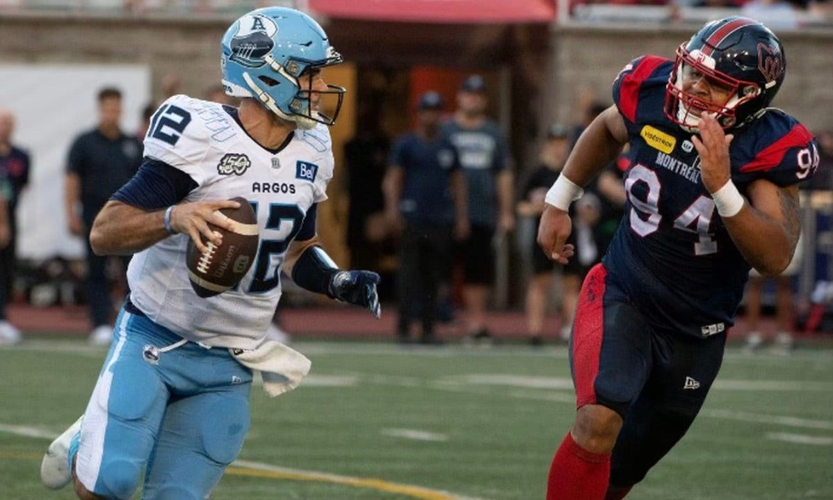 Argos can clinch season series with Montreal and playoff spot with