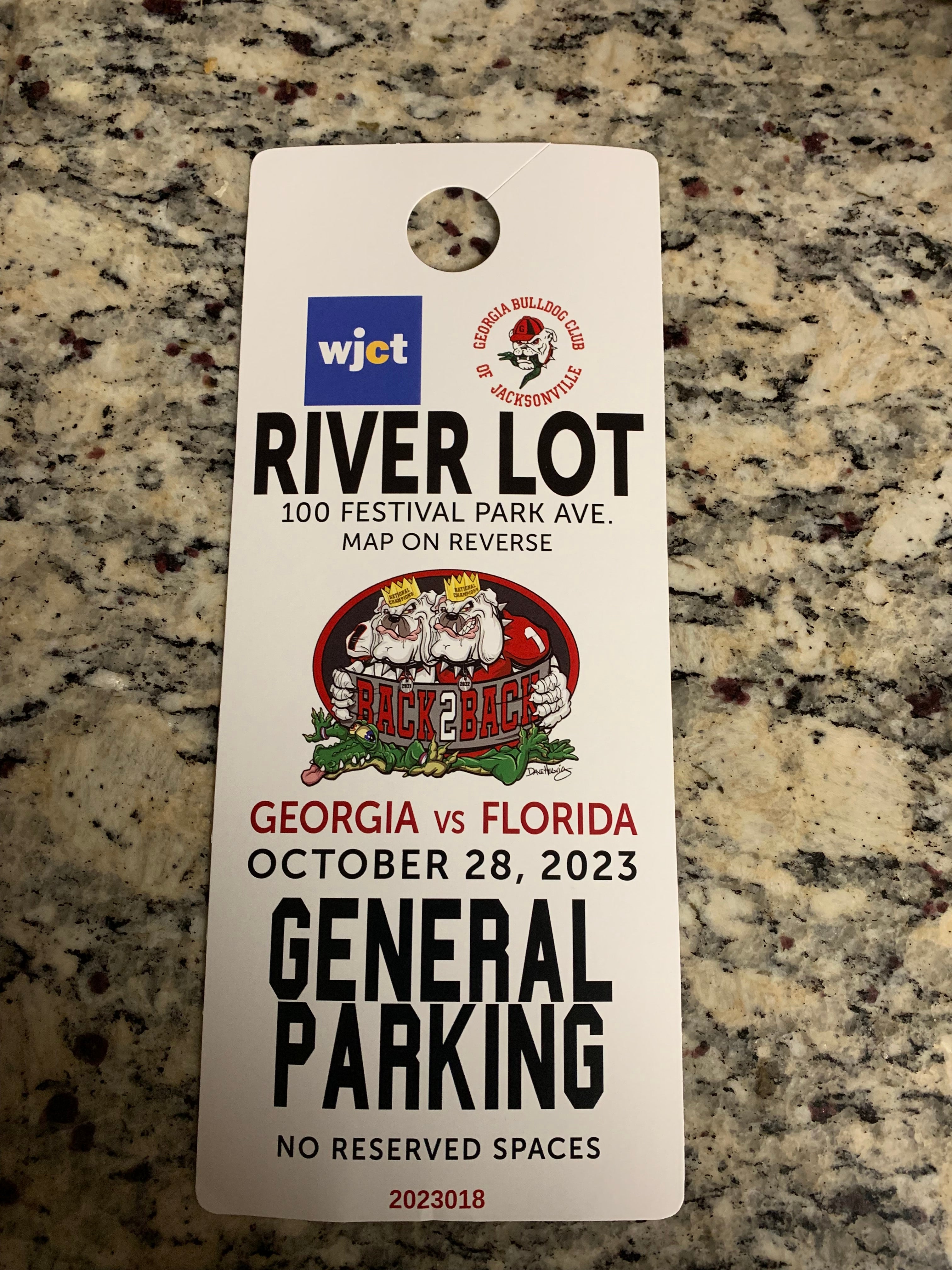 Florida vs Georgia Parking 2023