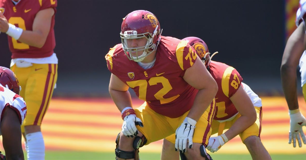 Instant Analysis: USC shuffles its offensive line for tenth practice of spring