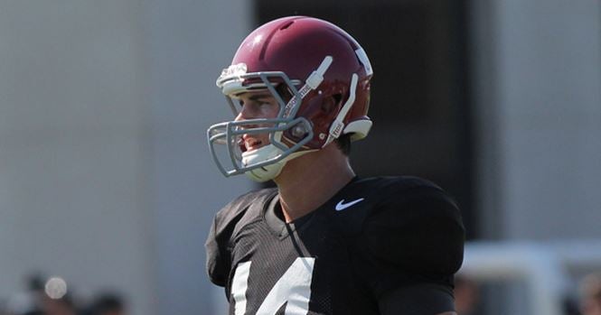 Practice report: Jacob Coker is limited in return