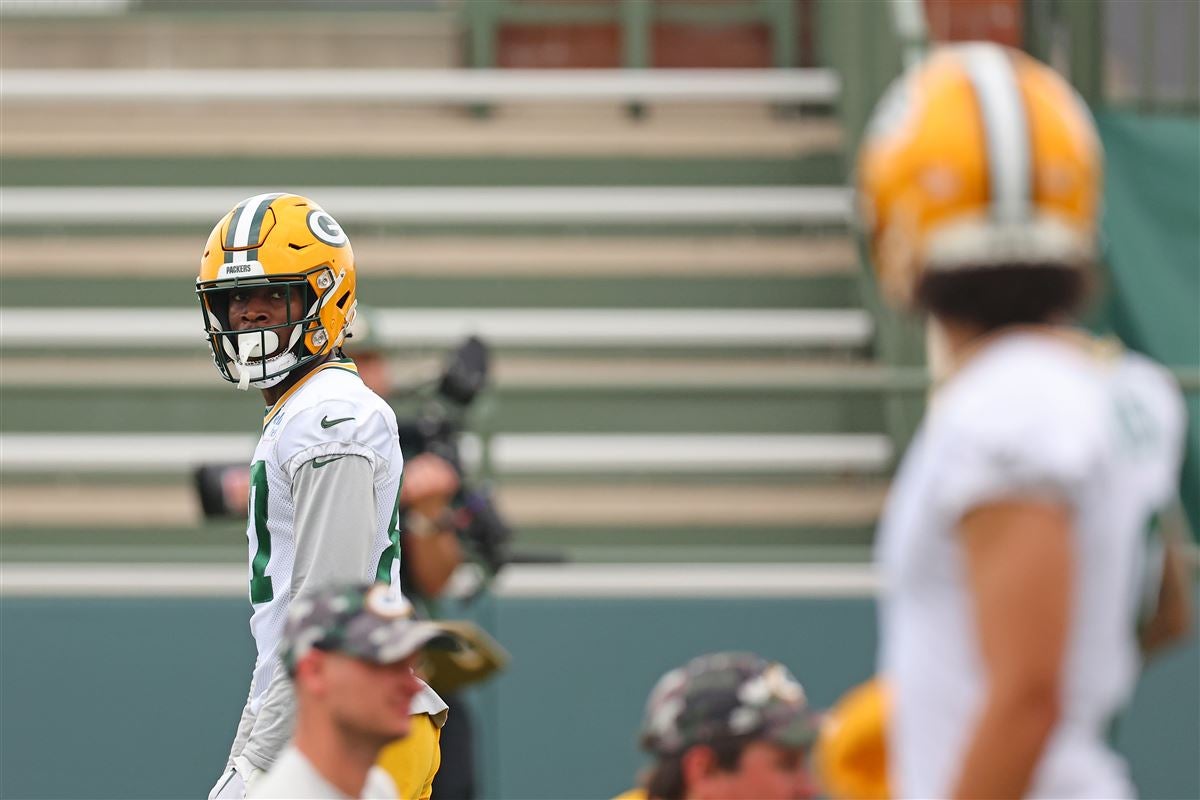 Packers' Romeo Doubs carted off field after Green Bay's first