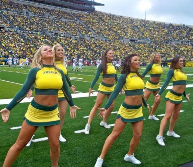 Hot Oregon Cheerleaders Part2 6 7203