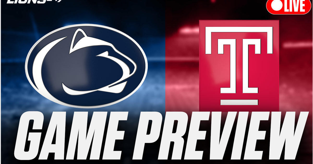 PODCAST: Penn State vs Temple preview and players to watch (LIVE at 2 p.m. Thursday)