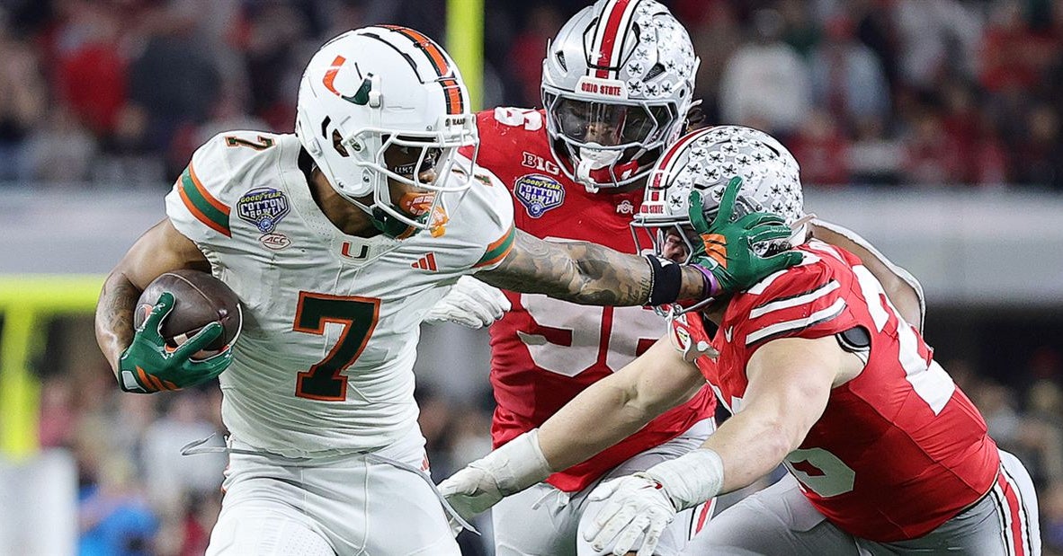 PFF Grades: Miami's ten best players in the Cotton Bowl win over Ohio State