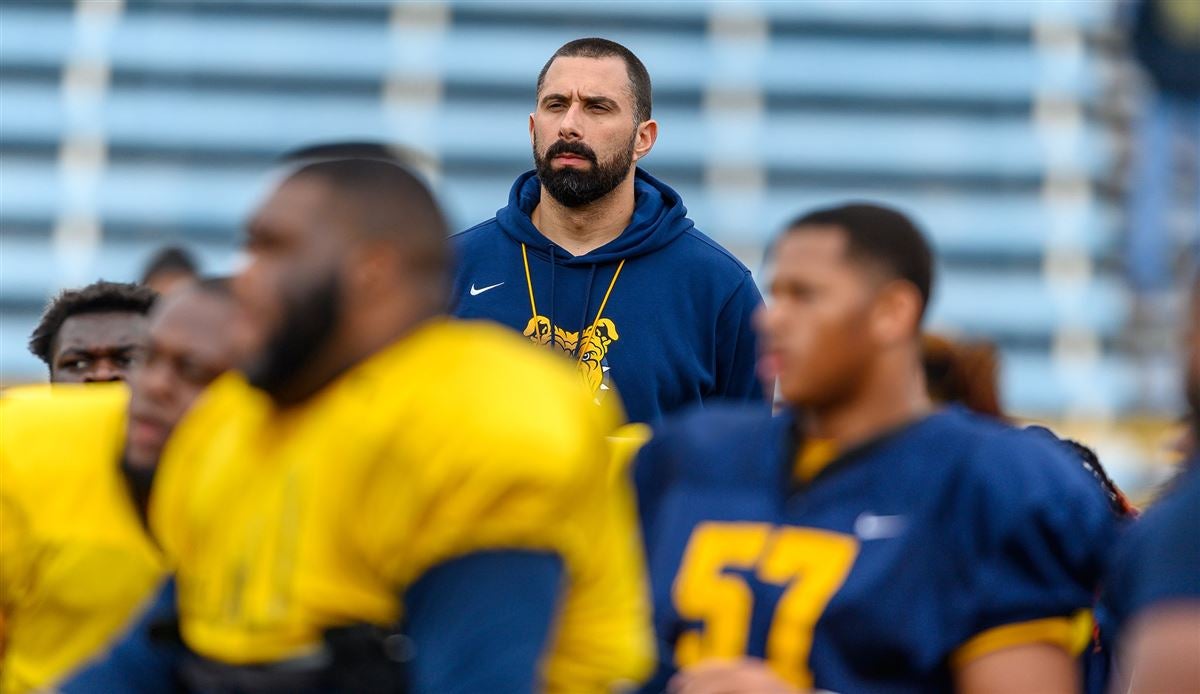 Former . A&T DB Coach Jason Makrinos lands in a familiar place