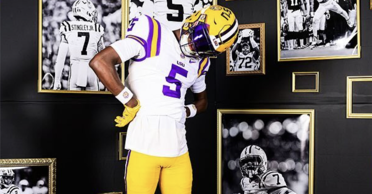 LSU official visit puts Tigers in a good spot with five-star WR Kaliq ...