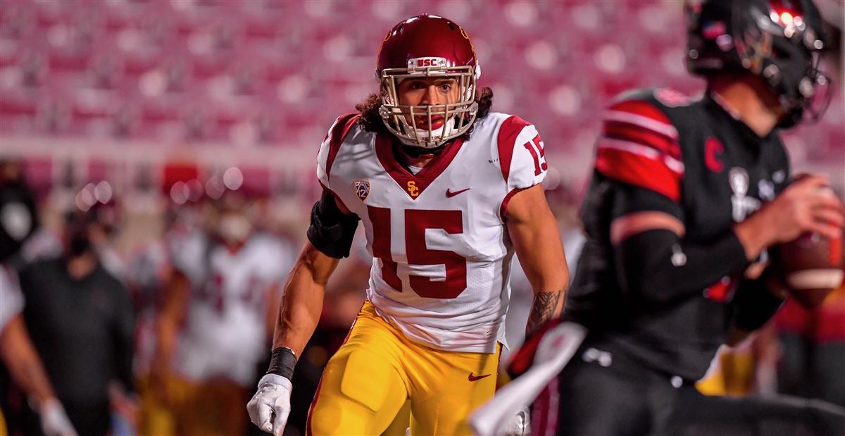 Talanoa Hufanga drops jaws with tipped INT and hurdle for USC