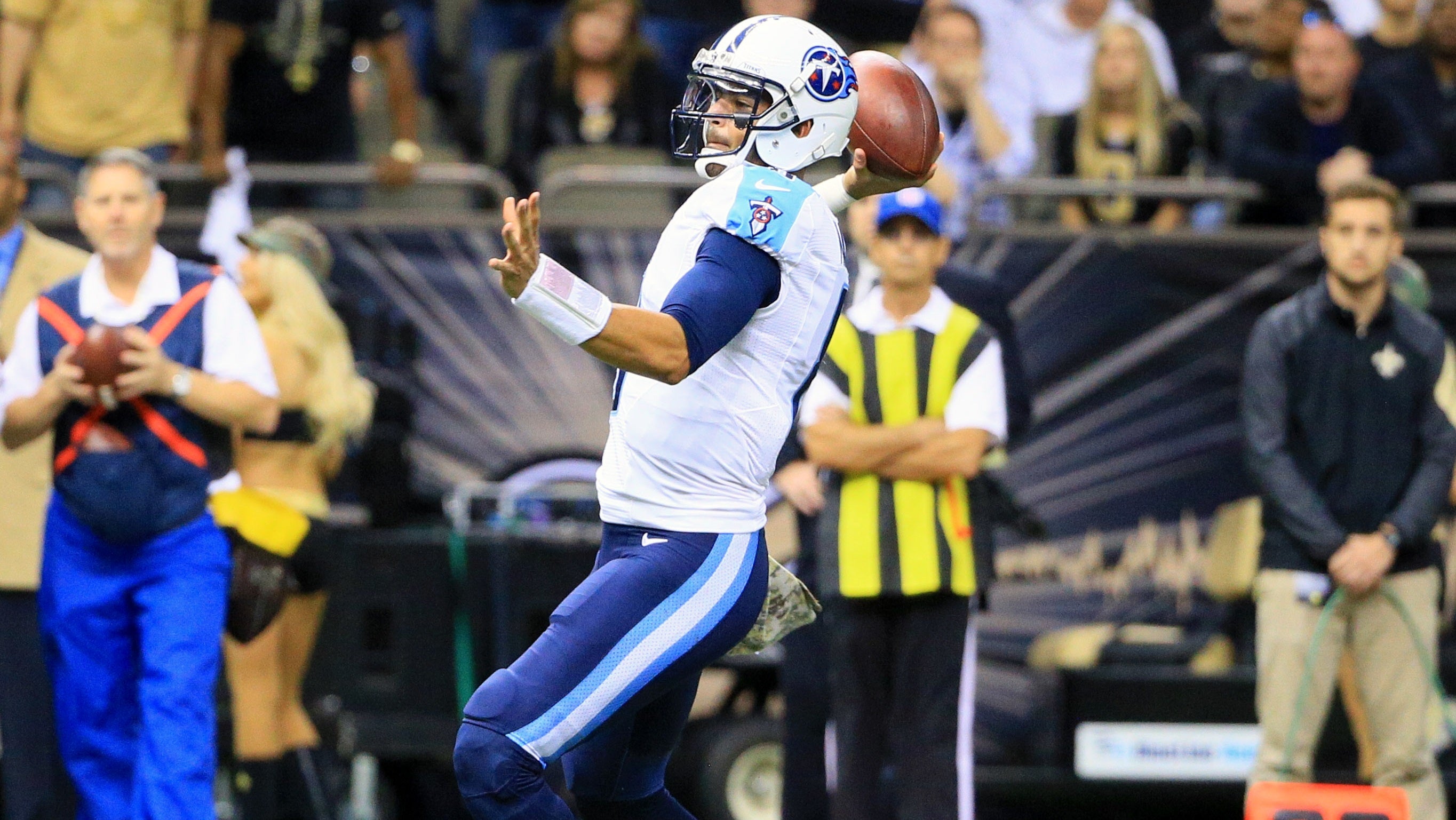 Carolina panthers vs tennessee titans gameday salute to service