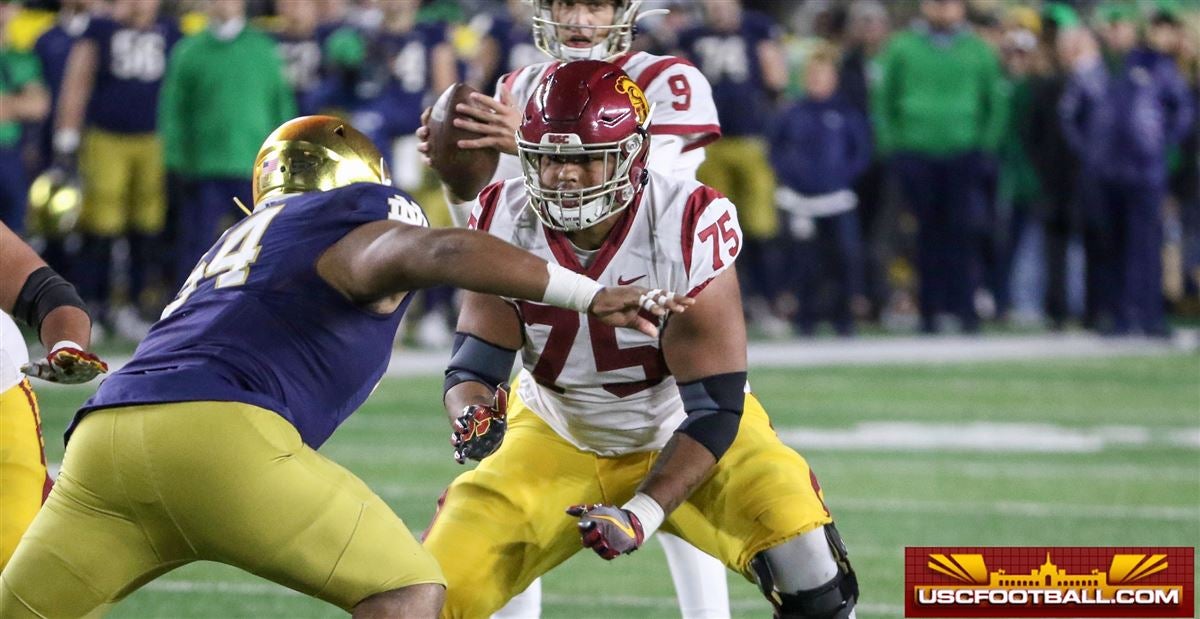 USC OL Alijah Vera-Tucker again a late first-round pick in new PFF 2021  mock draft