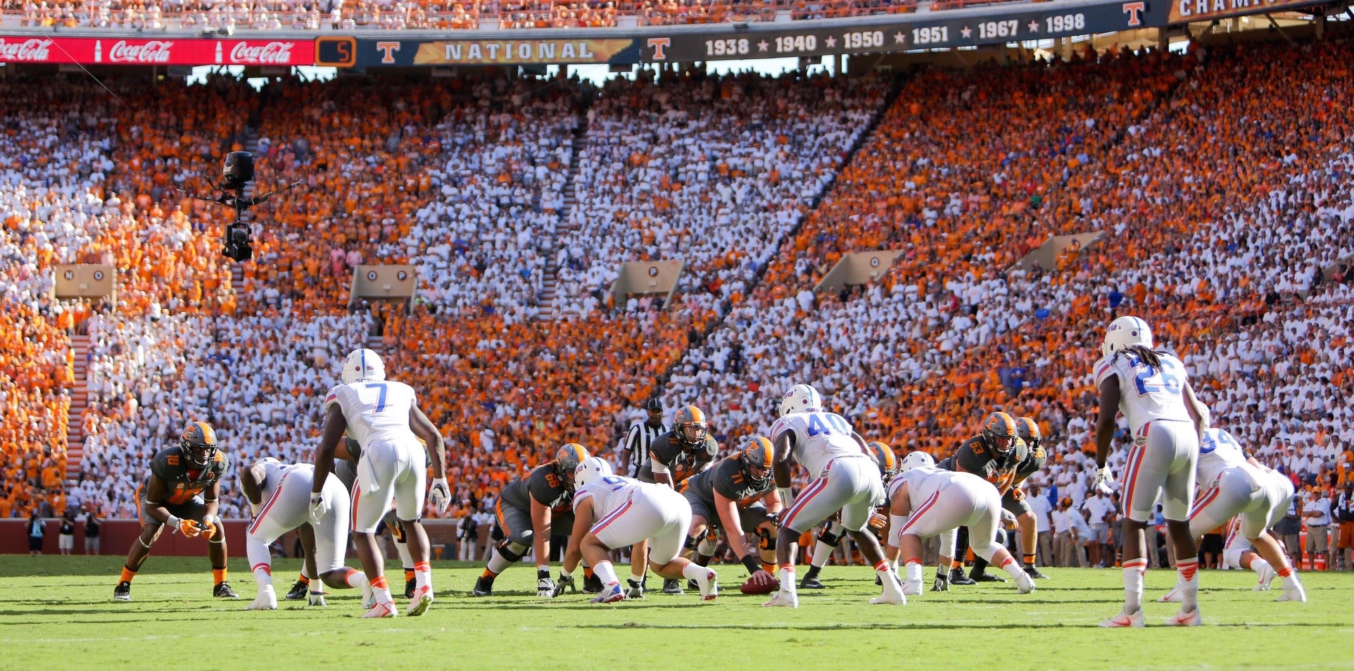 Nike truck arrives at UF campus with Nike Pro Combat Uniforms — promoting  Saturday's game (and game clothing)