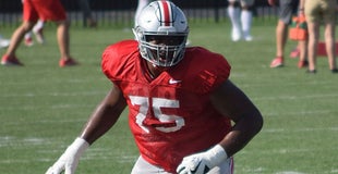 Watch: Buckeyes' O-line in action at practice Watch: Buckeyes' O-line in action at practice