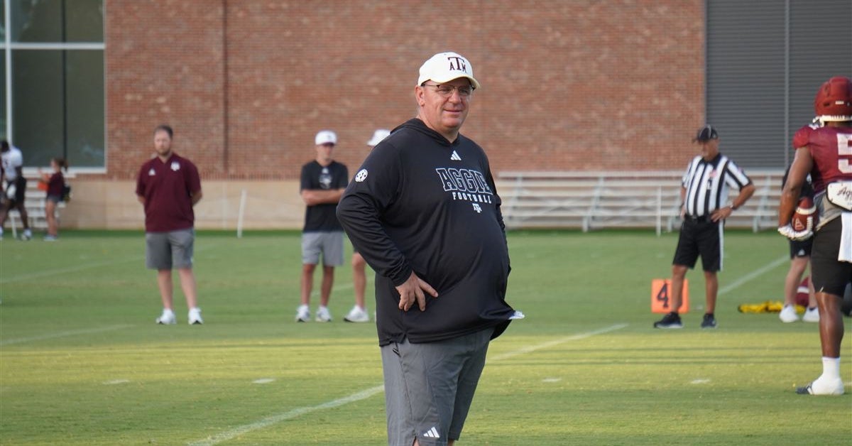 Texas A&M HC Mike Elko says former five-star WR Jerome Myles and OL Nelson McGuire are no longer with Team