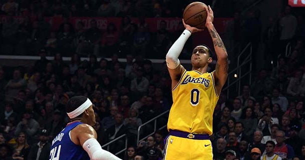 Kyle Kuzma Shows Off Improved Shooting Mechanics