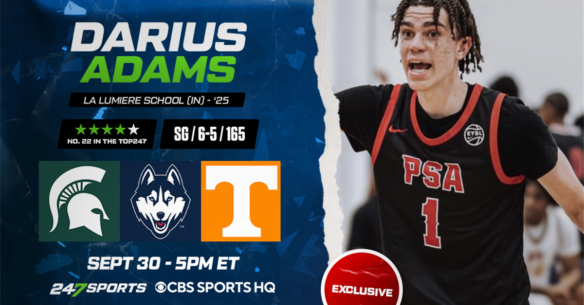 Top 25 guard Darius Adams trims the list to three schools; is approaching the decision