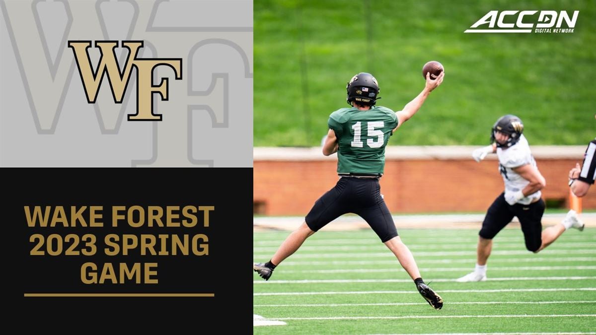 WATCH New ACC Video 2023 Wake Forest Spring Football Game