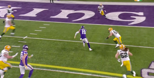 Minnesota Vikings 16 Green Bay Packers 0: Stefon Diggs scores only  touchdown at freezing Lambeau Field