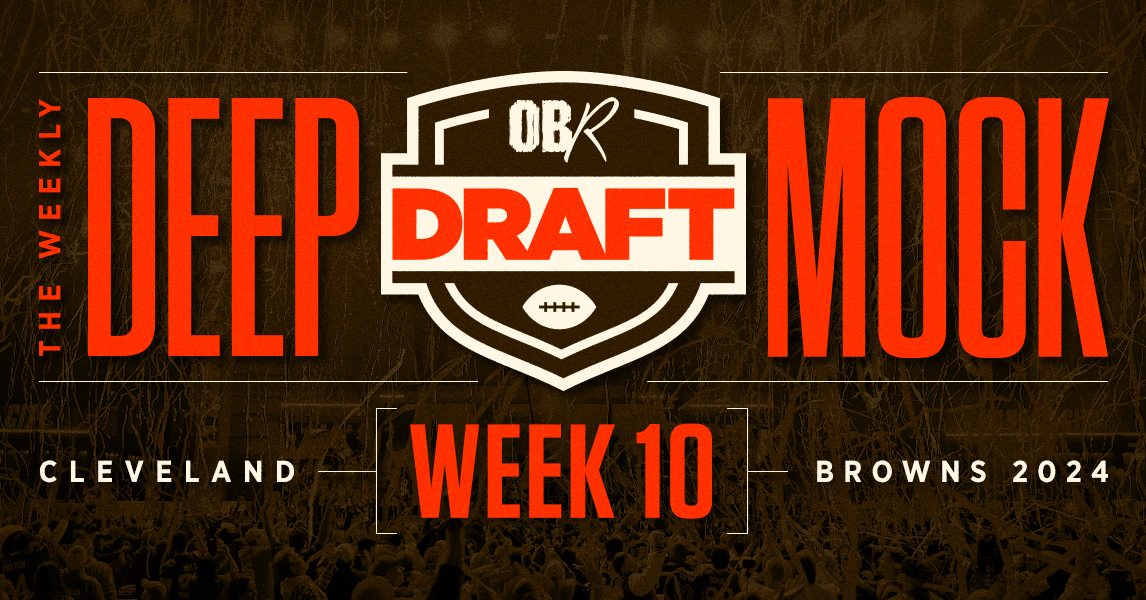 2024 Cleveland Browns InDepth Mock Draft Week Ten