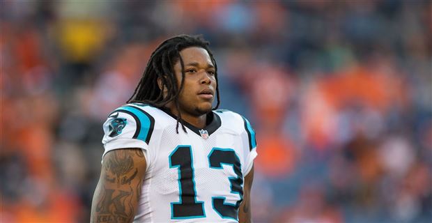 Panthers' Kelvin Benjamin not wearing brace; Cam Newton in bandana