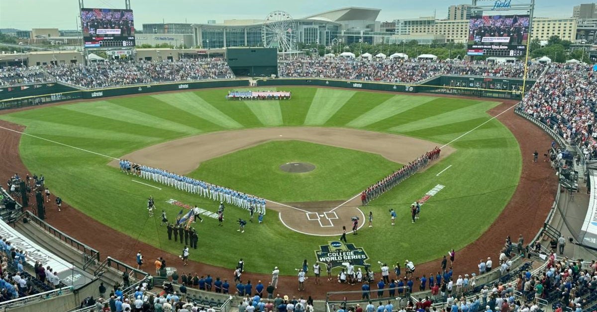 North Carolina Falls to Oklahoma, 9-3, in Game One of the CWS Finals