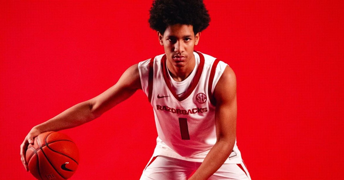 Arkansas commit Davion Thompson reclassifying, joining 2026-27 roster