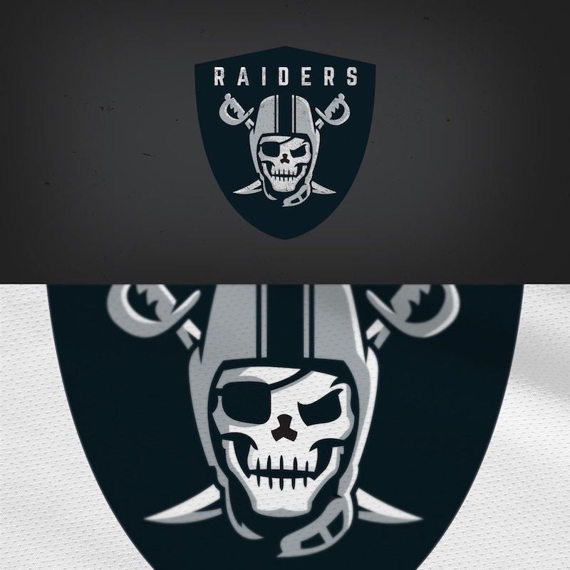 Raiders Shield Skull and Swords - Football / NFL / Pirate Theme