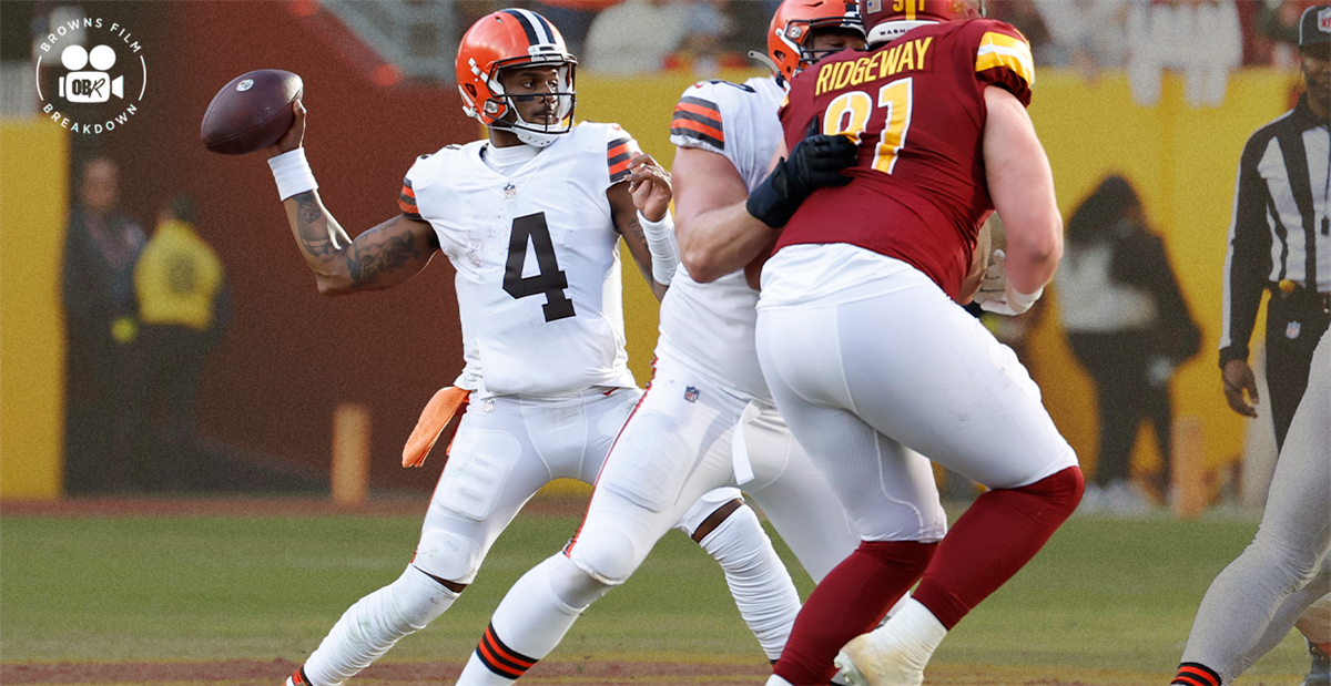 Browns' defensive stop sets up second-half turnaround vs. Commanders