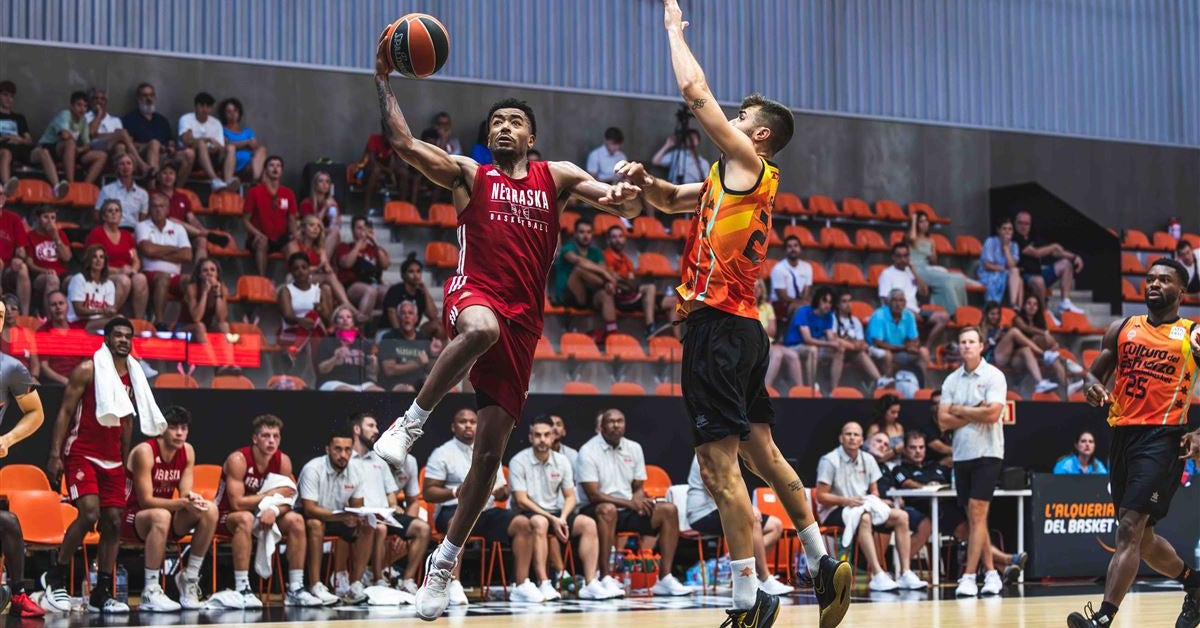 Huskers get another close win in Spain; freshman Rice posts double-double