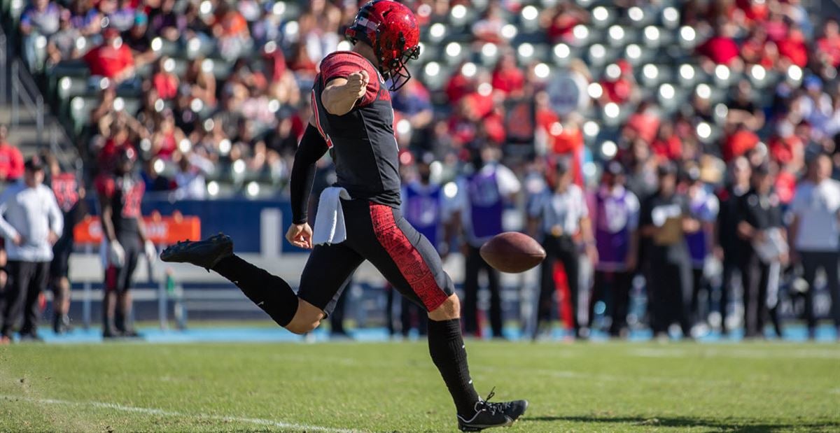 Matt Araiza, a Packers' draft prospect.