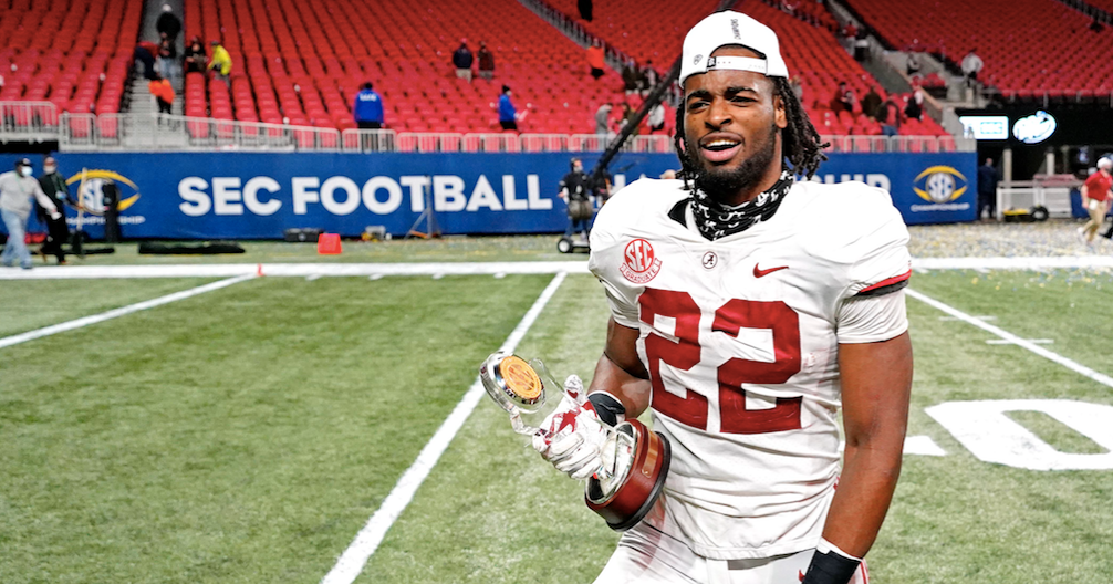 Najee Harris' recordbreaking SEC title game leads to MVP honors