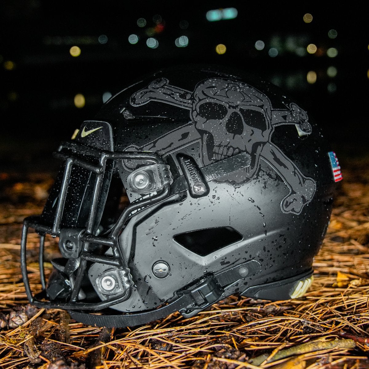 Army reveals skull and crossbones helmet for game with Air Force