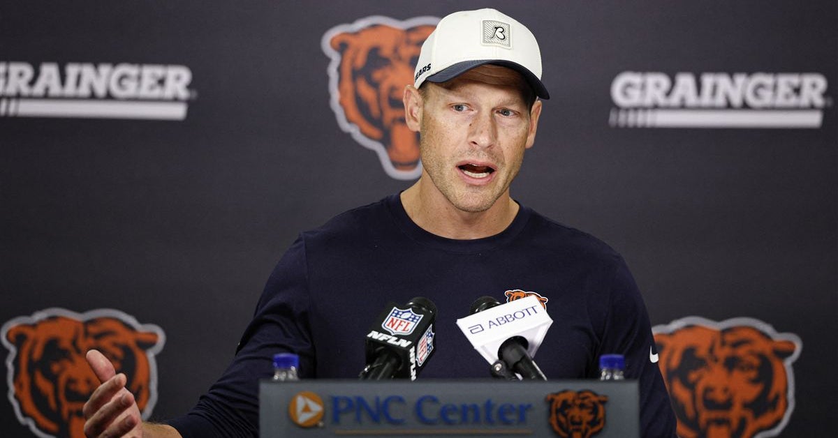 Chicago Bears Training Camp Notebook 8/3: Ben Johnson ready to take practices to another level