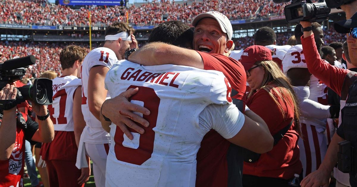 Brent Venables applauds Oklahoma QB Dillon Gabriel's game-winning TD ...