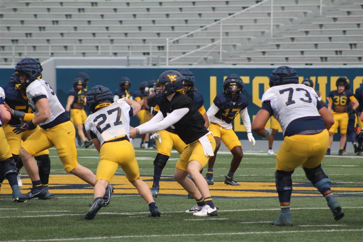 Photos from WVU Football's first open spring practice