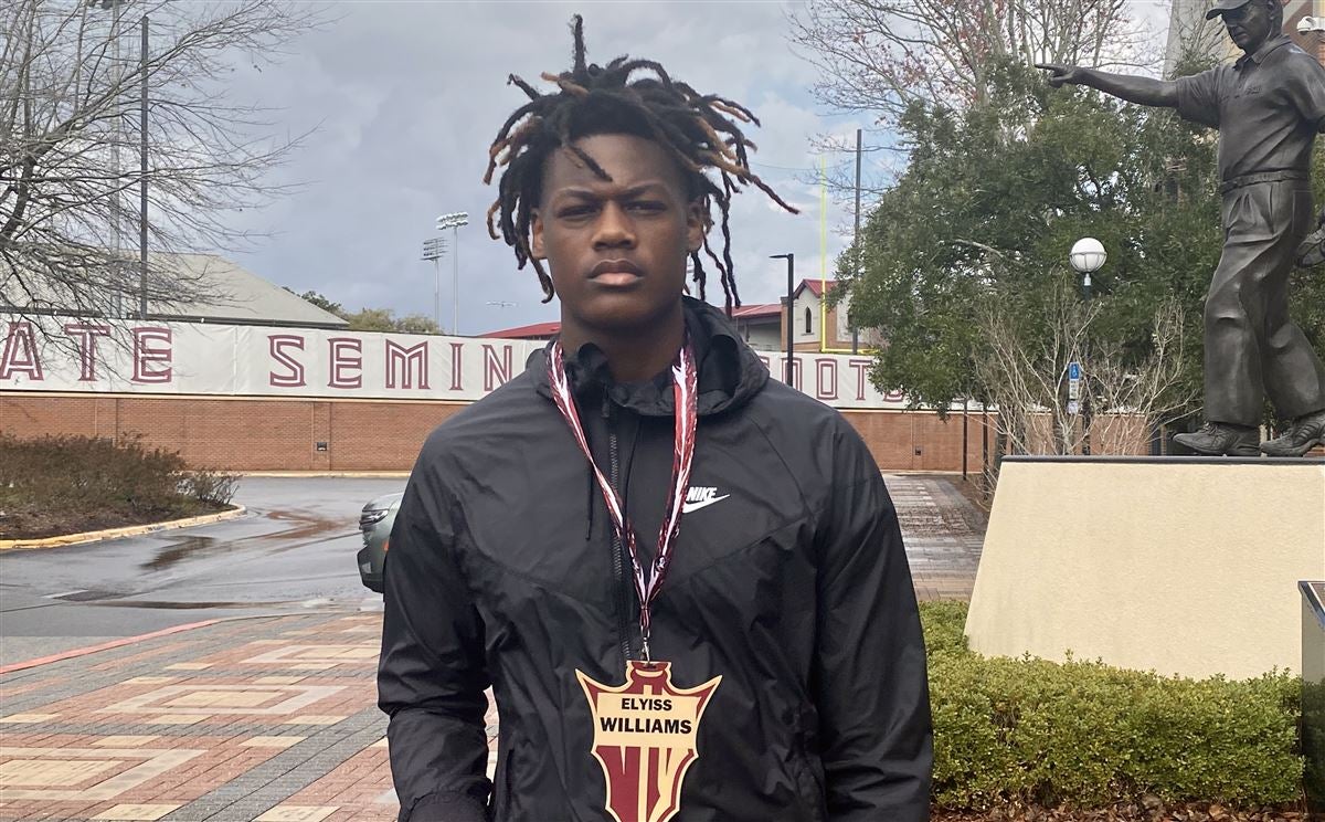 2025 standout two-way player Elyiss Williams spends Sunday at FSU, has ...