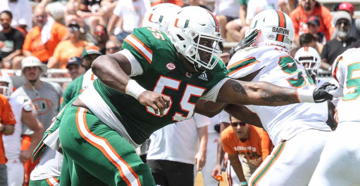 55 Days to Miami football: Navaughn Donaldson is mainstay on OL